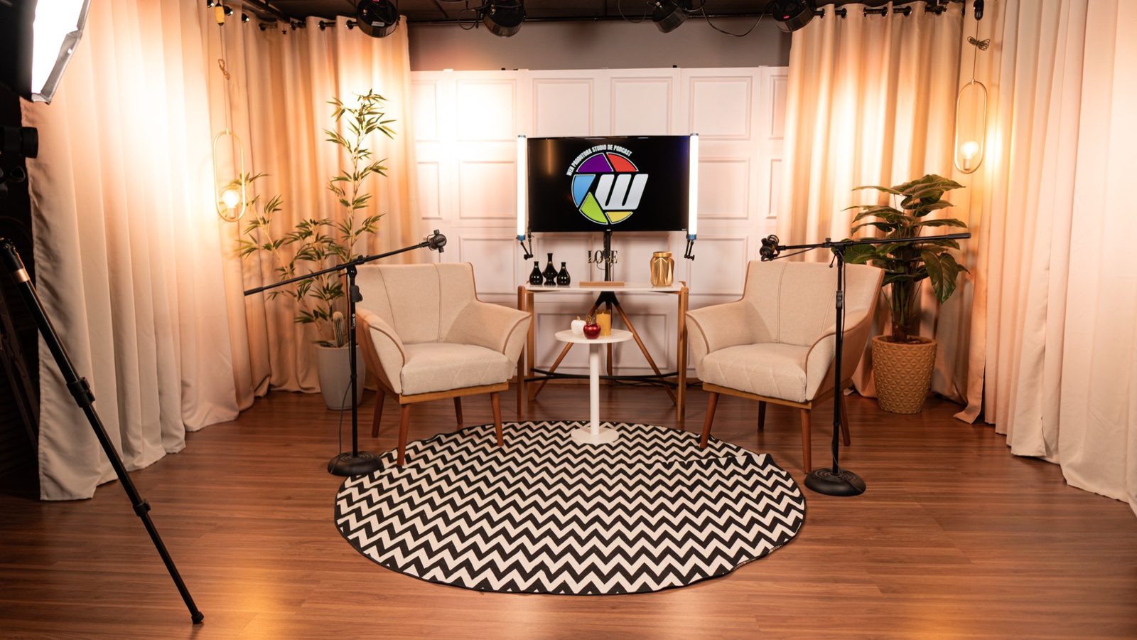 Cenário Entrevista — set para dois
