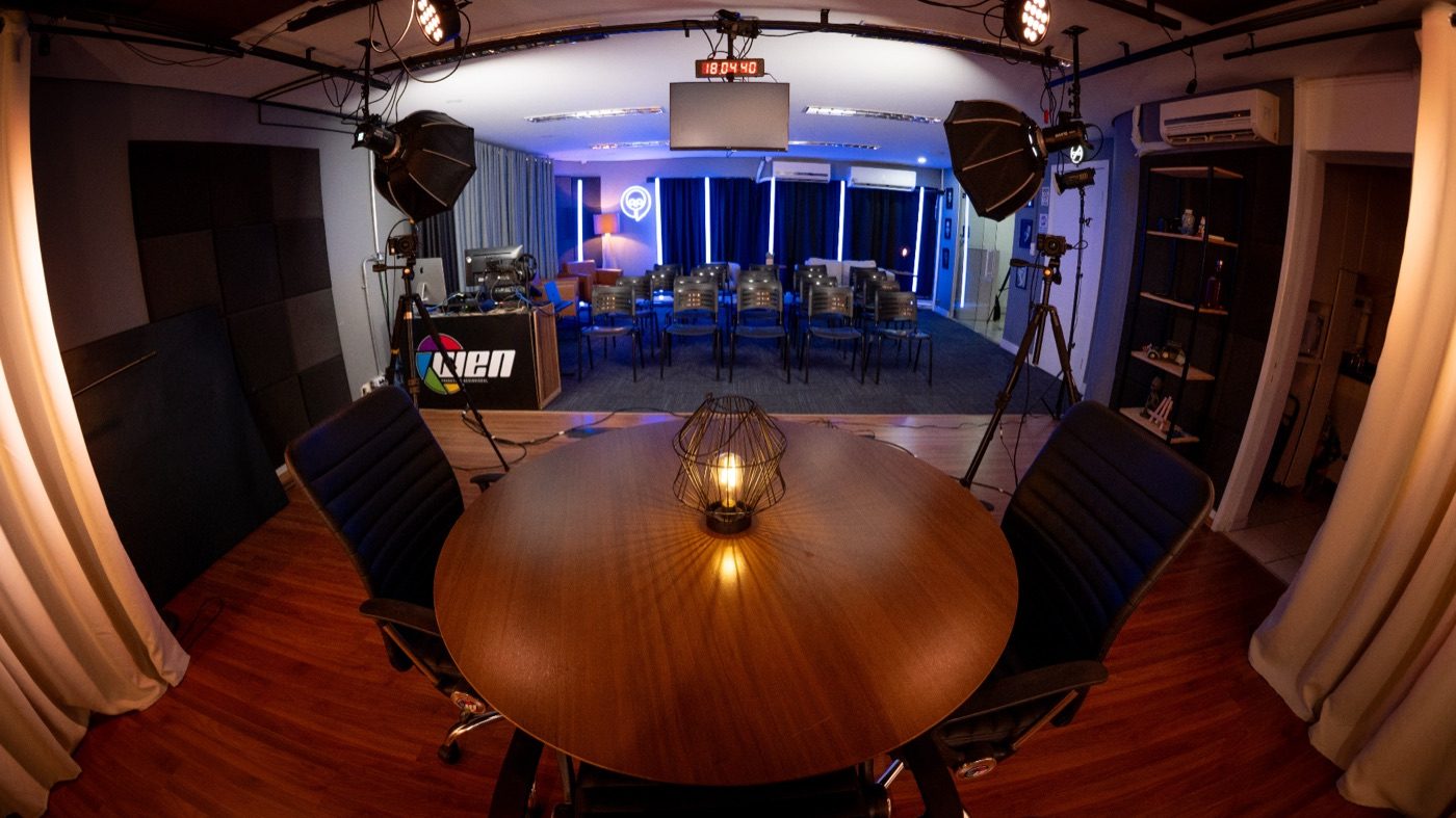 Evento gravado com plateia no Studio B